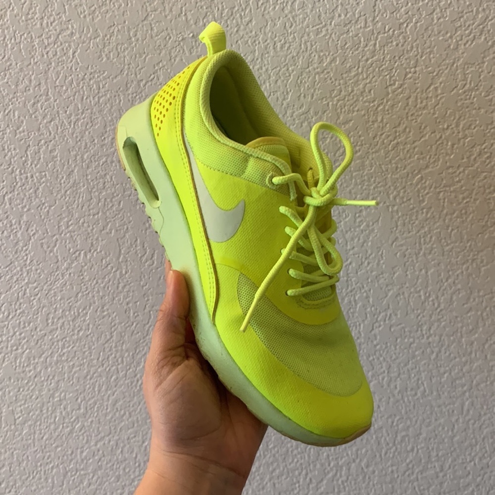 NIKE Highlighter Yellow Air Max Thea